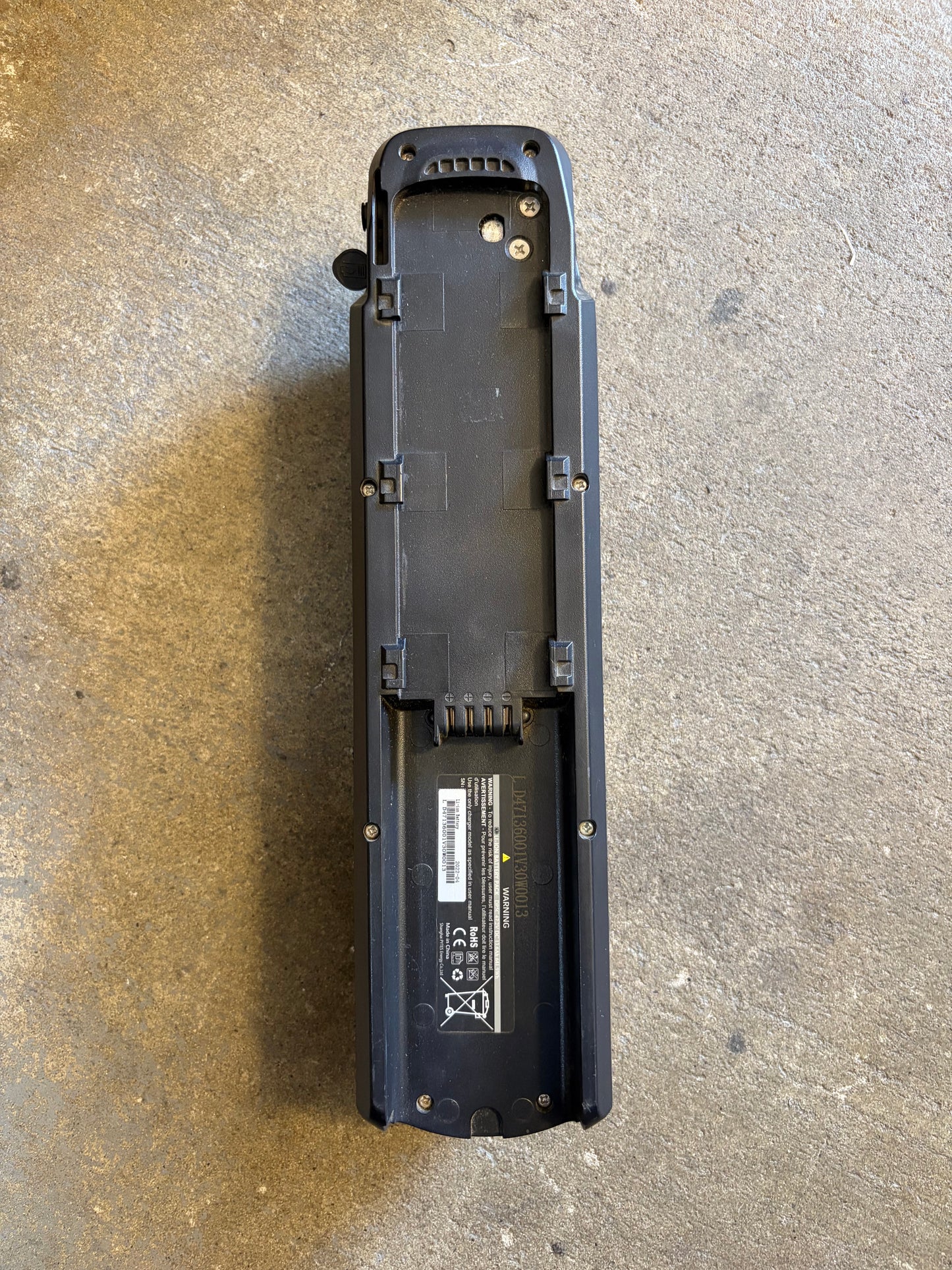 Blix Ultra/Dubbel battery underside view