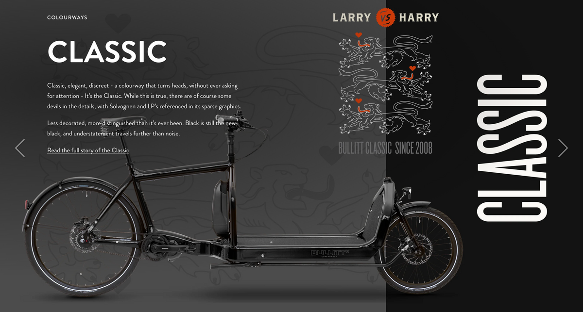 Larry vs Harry Original Bullitt Cargo - Complete Bike