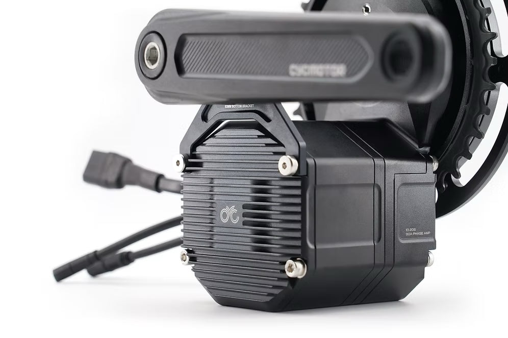 CYC Photon mid-drive motor installed on bottom bracket — battery sold separately